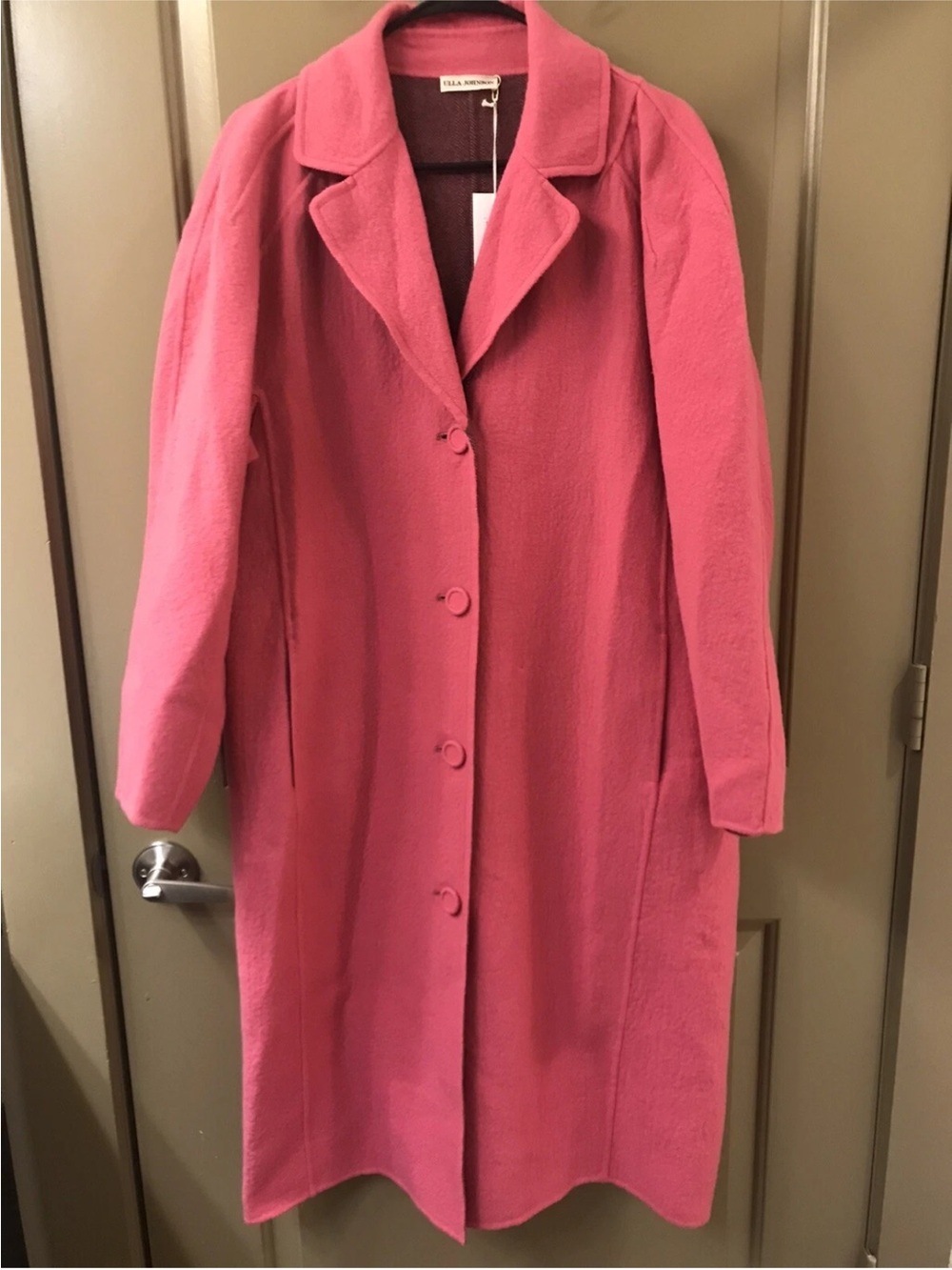 Ulla Johnson Lana Lawson wool blend trench coat Sz M (item A56)